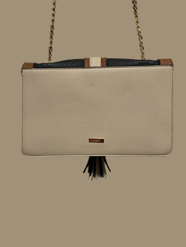 Aldo Tricolored Tassel Shoulder Bag